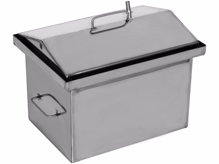 Коптильня з нержавійки Standard 400 × 300 × 300 мм без термометра